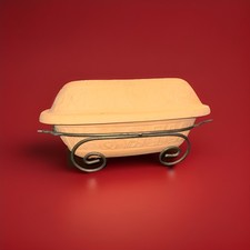 Romertopf Clay Roaster Baker 111 BayNeramik W Germany Terracotta Loaf Maker