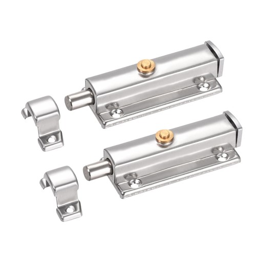 Porte inox ressort - 4", en