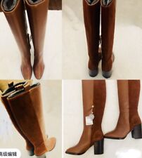 LAST NWT ZARA HIGH HEEL SUEDE AND LEATHER COMBINATION BOOT 5005/201