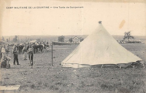 Cpa camp militaire la - 23,