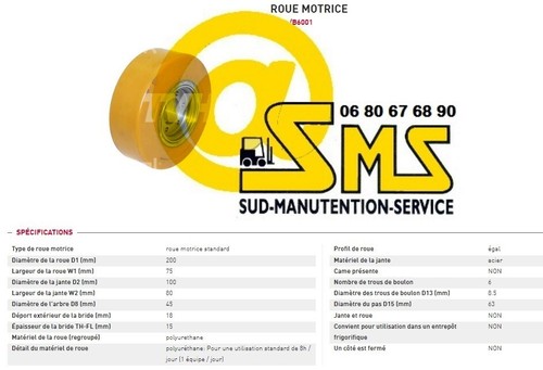 Roue motrice pimespo - motrice, om