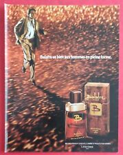 Press Ad: Beauty Men Eau de Toilette BALAFRE & Speakers BOSE 1979
