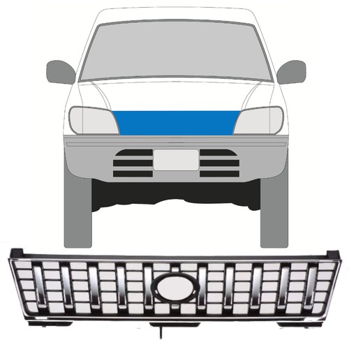 Calandre chromée pour toyota - chromée,