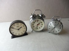 Lot de réveils / montres, Westclox, Bayard Tenor, Trophy, vintage