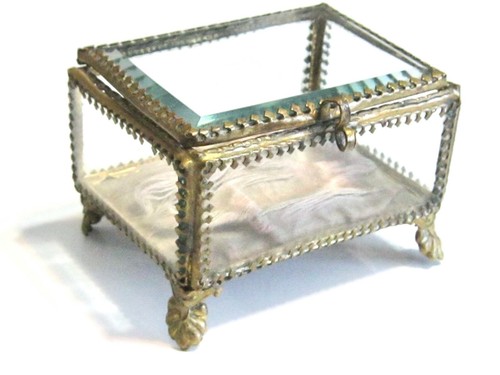 Antique french beveled glass - french,