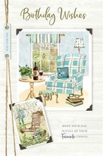 Carte d'anniversaire fauteuil