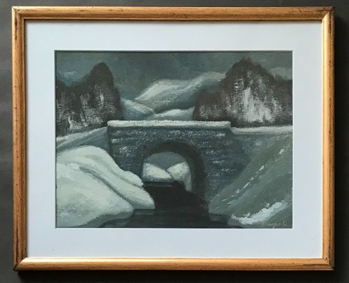 Roger quillery gouache - quillery, sur