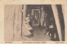 WAR 1914 UNDERGROUND SHELTERS 49460