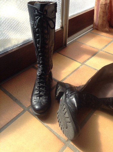 Bottes cuir nero giardini - bottes,