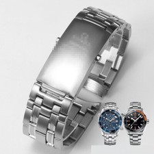 20MM WATCH BAND FOR OMEGA SEAMASTER MIDSIZE HEAVY BRACELET STAINLESS STEEL TOP Q