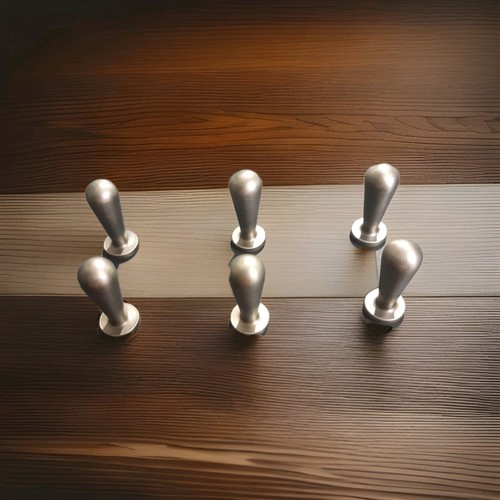Lot poignées bouton - lot, 6