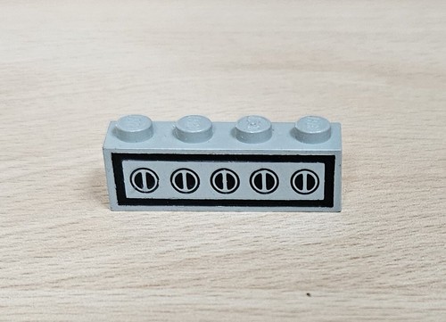 Lego 3010p41 brique 1x4 gris - 3010p41,