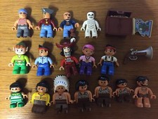 lego duplo disney pirate carribean indian caveman kids treasure peter pan figure