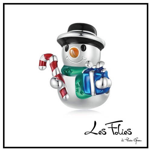 Charm bonhomme neige noël - charm,