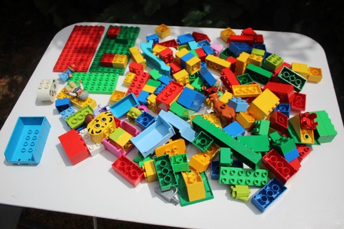 Lot lego duplo brique jaune - lot,