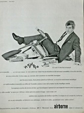 ADVERTISEMENT 1964 AIRBORNE SEATS SOFAS BEDS TRUE COMFORT CAN'T BE IMPROVISED