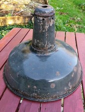 ANTIQUE VINTAGE INDUSTRIAL WORKSHOP LAMP CEILING LAMP DAY LAMP 
