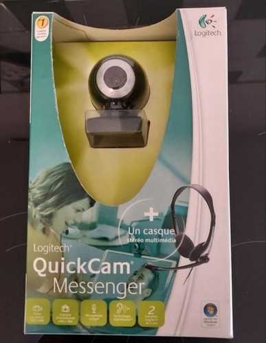 Webcam logitech avec casque - webcam,