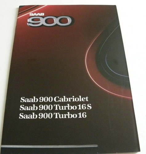Brochure saab 900 cabriolet - 900,