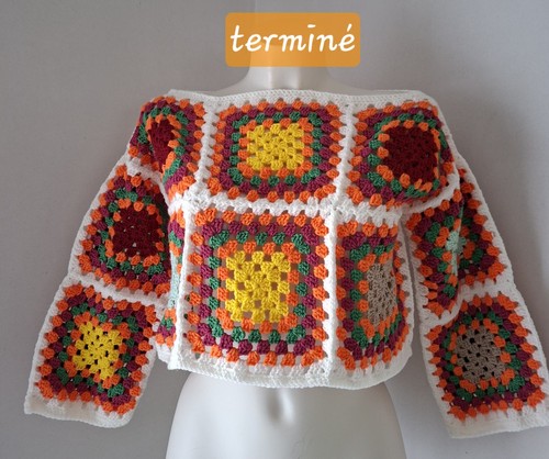 Fait main pull - fait, crochet
