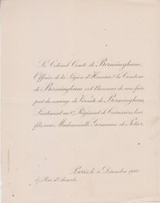 1900 Faire-part mariage Raoul