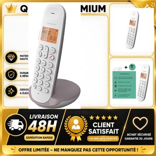 Téléphone sans fil logicom - sans,