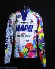 Mapei Quick Step 1999 vintage longsleeve worldcup uci (L) #343