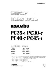 Komatsu PC25-1, PC30-7