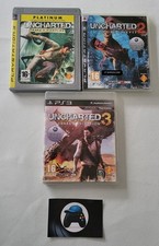 Lot de la trilogie uncharted 1 + 2 + 3 pour Ps3 en VF