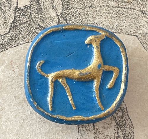 Ancien bouton céramique - ancien,