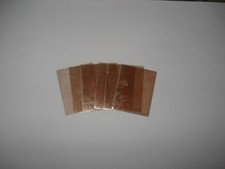 6 FEUILLES DE MICA NATUREL