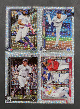 2025 Topps Series 1  / Series 2 SILVER CRACKLE FOIL BOARD Parallels You Pick