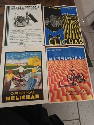 Affiche publicitaire mélichar - publicitaire,