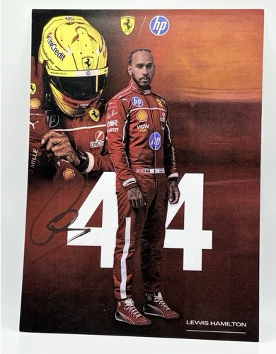 Autographe lewis hamilton - autographe,