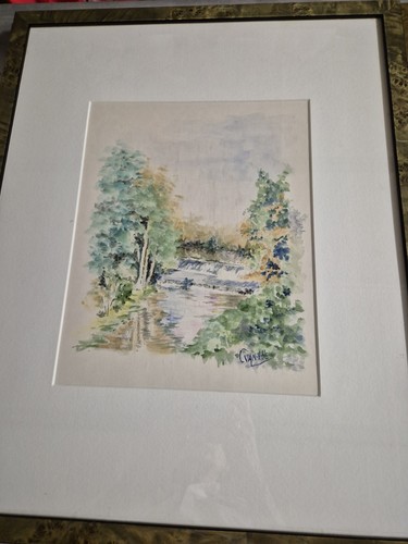 Aquarelles signees - aquarelles,