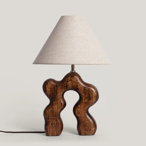 Lampe poser bois - lampe, hunar
