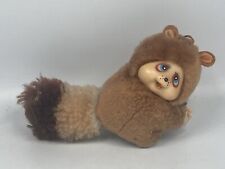Vintage Plush Finger Clip Bootleg Fake No KIKI Monchhichi Squirrel 7cm