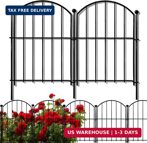 Decorative garden fence 17in - garden,