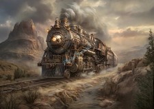 Photo A4 Train vapeur