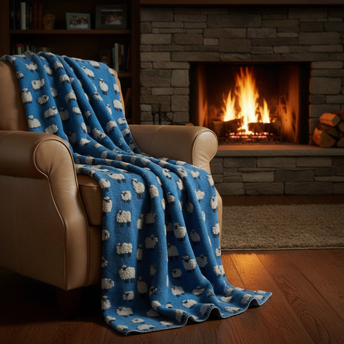 Plaid laine bouillie - en,