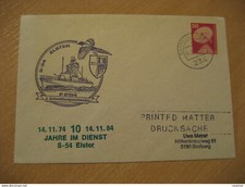 S54 Elster Magpie P6154 KAPPELN 1984 Schnellbootgeschwader Speedboat Squadron Na