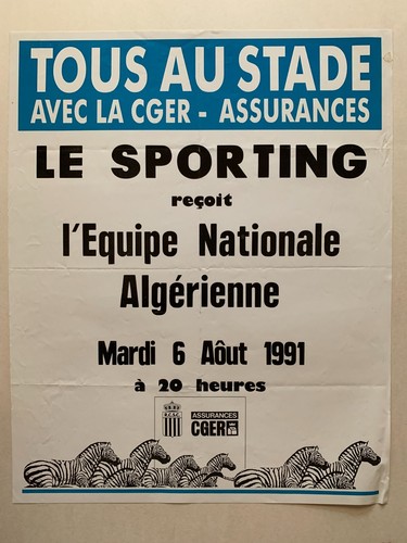 Affiche sporting charleroi - sporting,