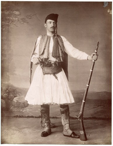 Soldat grec armé tirage - grec,