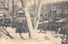 CPA 83 TOULON FUNERAL OF THE VICTIMS OF IENA LES COFFEILS