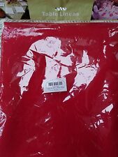 Red tablecloth -  rectangle - 60 x 102 inches - Brand New