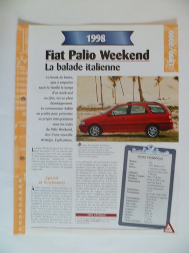 Carte fiche auto - carte,
