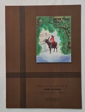 La bar sauvage Don 1938 Estampe en couleur Alcool Animaux