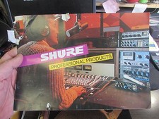 VINTAGE - SHURE PROFESSIONAL PRODUCTS -  VERY GOOD