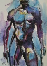 just a nude man, male nude, by Erik-H