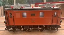 LGB 2045 G Scale RHB #205 Ge 2/4 Electric Locomotive w/ Box, Stickers & Papers